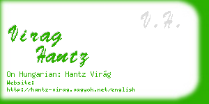virag hantz business card